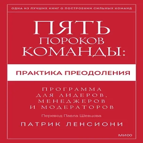 Пять пороков команды: практика преодоления. Программа для лидеров, менеджеров и модераторов.
